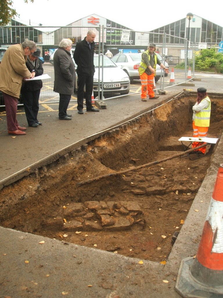 Evaluation Trench With Station in background