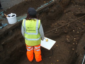 An Archaeologist in the trench